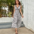 thumbnail image 5 of Watercolor Music Notes Sleeveless Dress women evening dress womens clothing sexy short dresses daring Bride dresses, 5 of 6