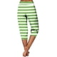 thumbnail image 5 of Mujeres Capri Pantalones Casual Suelto Largo Pantalones de Impresión con Corbata Elástica Cintura Y Bolsillos, 5 of 6