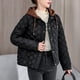 thumbnail image 1 of Parkas de manga larga para mujer, con bolsillos, cortas, holgadas y gruesas, con capucha, ropa de bolsillo, ropa de manga larga, top de poliéster para mujer, 1 of 6