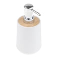 thumbnail image 1 of Dispensador de jabón para fregadero, botella con dispensador de loción elegante Blanco, 1 of 9