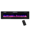 thumbnail image 3 of Resenkos Fireplace Heater,Electric Fireplace, 68 Inch Ultra-Thin Electric Fireplace Recessed Wall Mounted with Crystal Log Decoration, 3 of 11