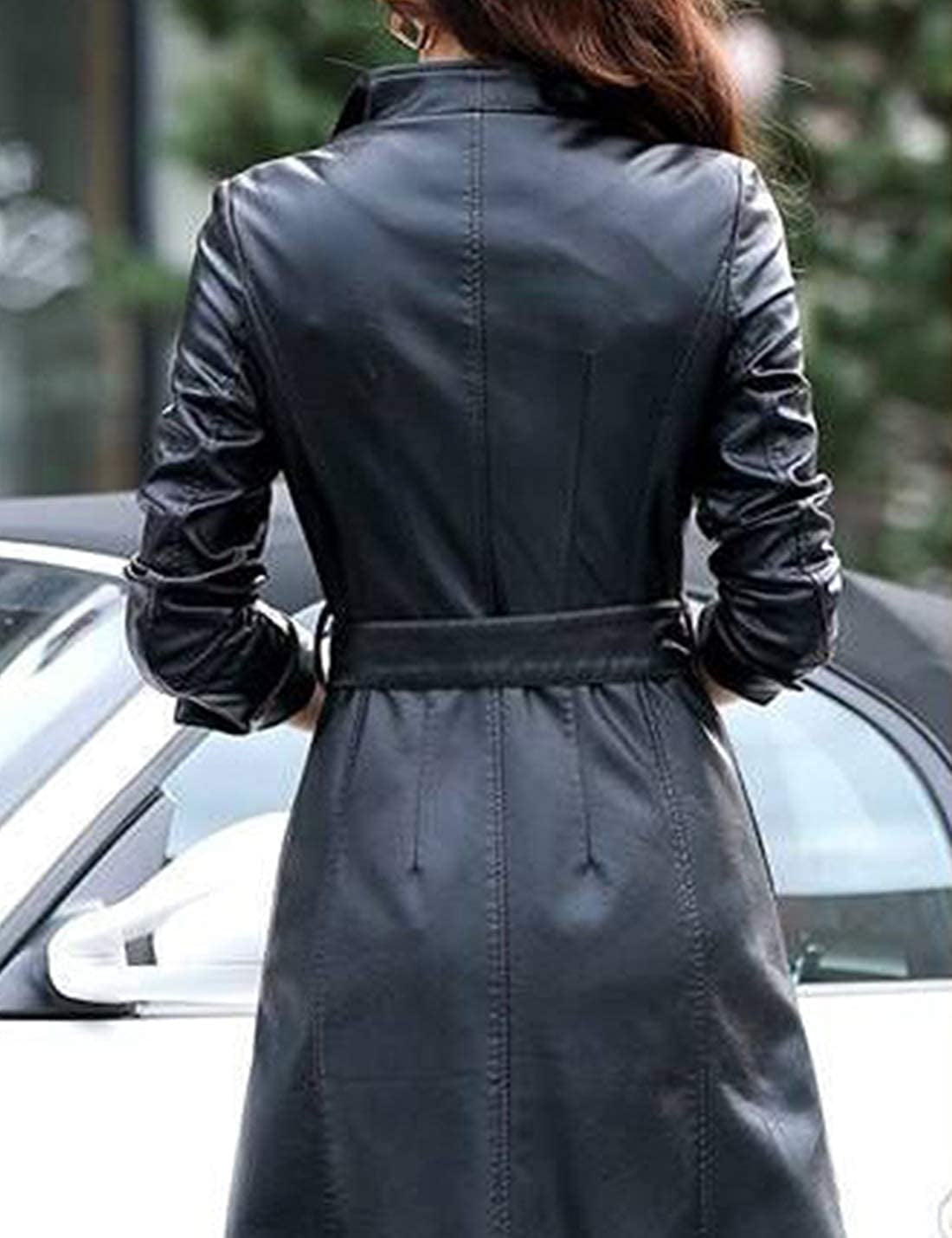 21AW Leather lapel coat | ballstanchions.co.nz