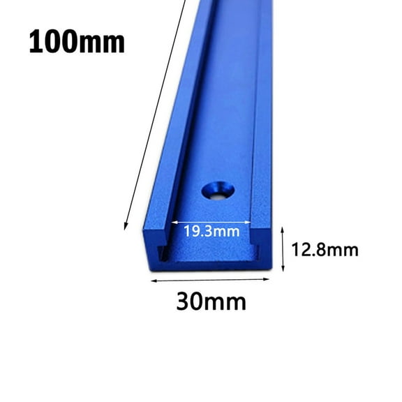Tool T Track Aluminium Alloy And Blue For Miter Bar Slider Slot Miter Track T-tracks Table Woodworking Bench 30mm