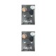 thumbnail image 4 of Jumpingount Bangs Pad Paste Post Home Barber Makeup Use Clip Styling Washing Shop Prop Fixing Accessory Hair Pads Face Sticker Accessories Negro 2piezas, 4 of 6