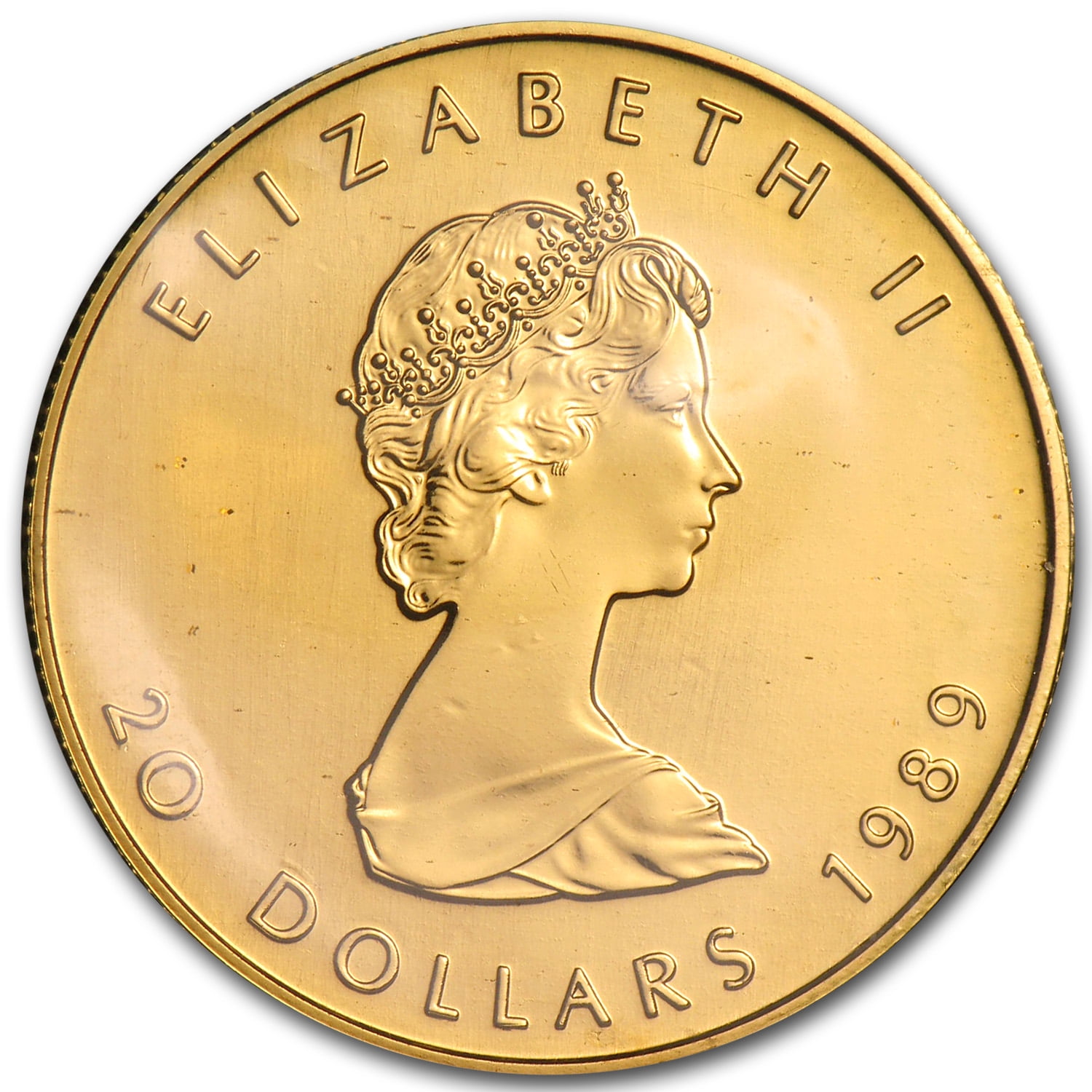 1989 Canada 1/2 oz Proof Gold Maple Leaf - Walmart.com