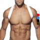 thumbnail image 4 of PUMP marca Fitness deportes hombro Nylon transpirable correas Sexy hombres cinturón moda estiramiento correa cinturón PU5501pangjing, 4 of 4