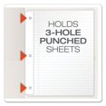 thumbnail image 3 of Oxford Twin-Pocket Folders with 3 Fasteners, 0.5" Capacity, 11 x 8.5, White, 25/Box, Each, 3 of 3