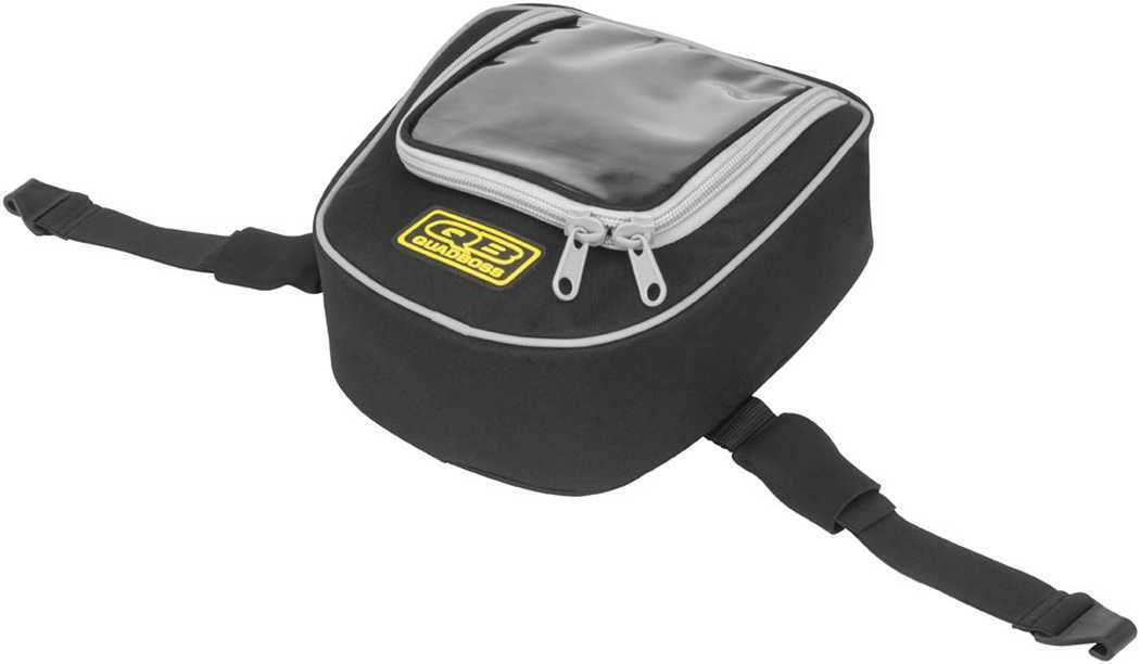QuadBoss Reflective Series ATV Tank Bag Black (QB3010)