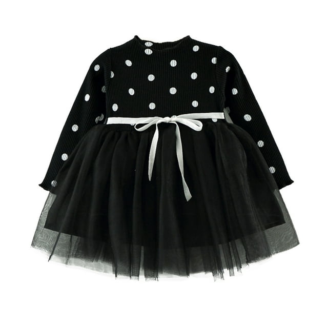 Robes Deux Pièces pour Enfants Fillette Robe pour Filles Robe en Dentelle pour Bébé Fille Robe à Manches Longues pour Fête Concours Robe Vintage pour Enfants