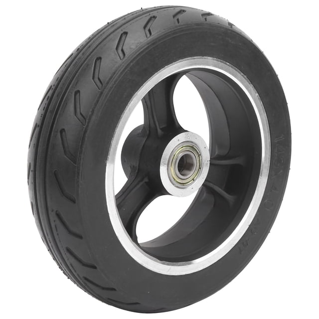 Ccdes Explosion‑Proof Tire, Explosion‑proof Solid Wheel 145x4.0 Solid Wheel Rubber Solid Wheel For Electric Scooters For Scooters For Children\'s Trolleys
