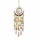thumbnail image 1 of Toystoory Colgante de luna atrapallamas para decoración interior y exterior, campanilla atrapasol, adorno colgante de cristal con elementos de Decoración del hogar, 1 of 6