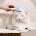 thumbnail image 4 of Cepillo para perros y gatos, cepillo para gatos de pelo corto y largo autolimpiante para eliminar eficazmente el pelo muerto y la capa interna del pelo tomentoso, enredos muertos, 4 of 5