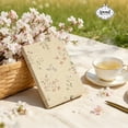 thumbnail image 2 of ipoul Floral Journal, Linen Notebook, Hardcover, Lined & Unlined Sketchbook, Smal, 5x7, Lay Flat, B6, Apricot, 2 of 8