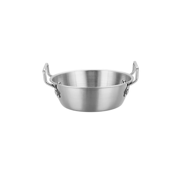 304 Stainless Steel Salad Bowl con orejas dobles - El mejor bol grande para mezclar pasta, fruta y preparación de cocina