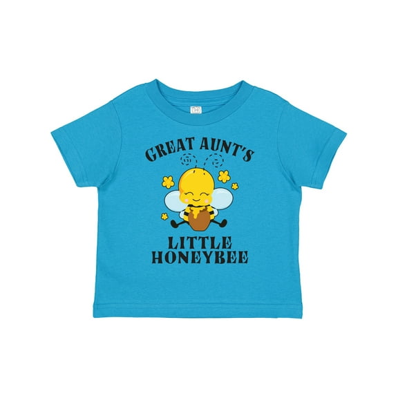 Inktastic Cute Bee Great Aunt's Little Honeybee with Stars Boys or Girls Toddler T-Shirt