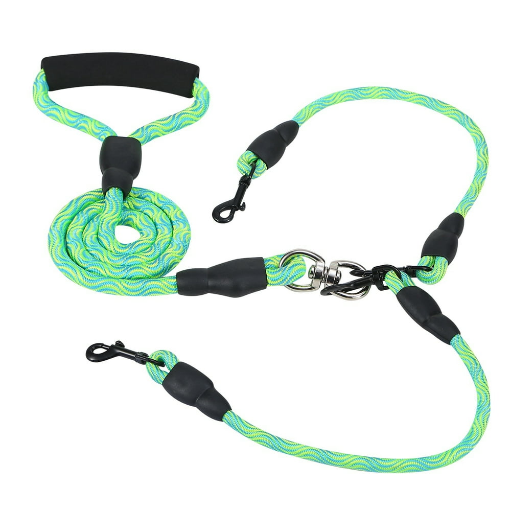 iMountek Double Dogs Leash NoTangle Dogs Lead Reflective Dogs Walking