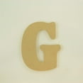 thumbnail image 3 of Package of 1, 8 Inch X 1/2" Thickness MDF Letter G in The Goudy Heavy Font, Thick, Upper Case for Art & Craft Project, Made in USA, 3 of 4