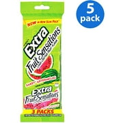 Wrigley's Extra Sweet Watermelon, 3 ct, 5pk