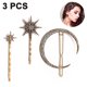 thumbnail image 2 of Pinza para el pelo con forma de estrella, copo de nieve y Luna Vintage, horquilla de aleación para mujer, accesorios para el cabello con Clip lateral para mujeres y niñas, peinado grueso, 2 of 8