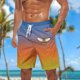 thumbnail image 2 of Pantalones Cortos Casuales para Hombre Imprimir con Bolsillos Pantalones de Playa de Cintura Elástica, Pantalones Cortos de Cintura Elástica para Hombre, 2 of 5