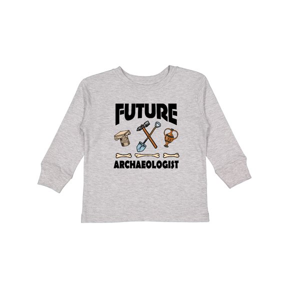 Inktastic Historian Future Archaeologist Boys or Girls Long Sleeve Toddler T-Shirt