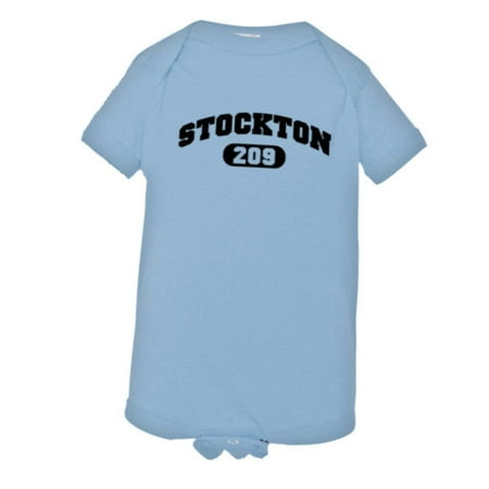 

PleaseMeTees™ Baby Stockton 209 MMA Area Code California HQ Jumpsuit