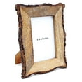 thumbnail image 3 of Foreside Home and Garden Rustic Live Edge 4 x 6 inch Decorative Wood Picture Frame, 54, Brown, 3 of 5