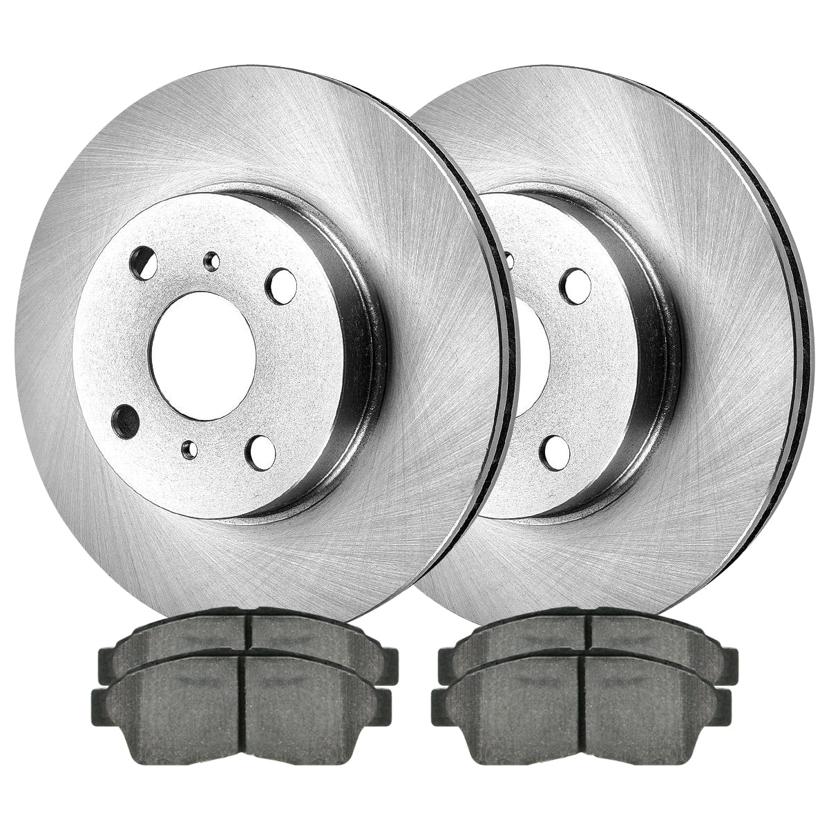 Front & Rear Brake Disc Rotors & Ceramic Pads For 1995 1996 1997 Toyota Avalon