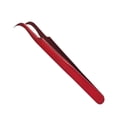 thumbnail image 2 of Graflsoa Dual-Pack Stainless Steel Eyelash Extension Tweezers Set with Two Tip Styles in Red, Durable & Non-Slip Design for Precision Grip, 2 of 7