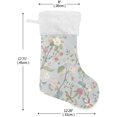 thumbnail image 2 of Coolnut Wildflower Christmas Stocking, Personalized Large Candy Stocking, Xmas Stockings Decoration Hanging Gift for Family Holiday Party Ornaments Decor Fireplace, 2 of 7
