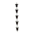 thumbnail image 1 of Almencla 100cm Rain Chain for Gutter Porch Water Catcher Chain Replacement Downspouts Trumpet Shape, 1 of 8