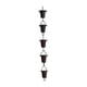 thumbnail image 1 of Bajantes de repuesto, cadena de lluvia de 1 m para canaletas, cadenas recolectoras de agua de lluvia Forma de trompeta, 1 of 9