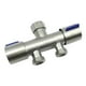 thumbnail image 4 of Lavadora Grifo Desviador Adaptador de doble uso Salida de agua doble dobles Grifo Divisor Conector de desvío de agua para lavabo, 4 of 7
