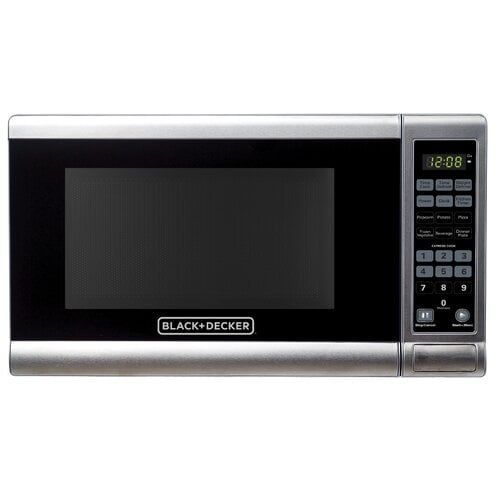 Black+Decker 0.7 Cu. Ft. 700W Stainless Steel Countertop Microwave Oven
