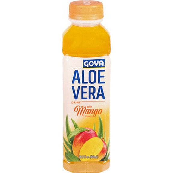 Goya Aloe Vera Drink with Mango Flavor, 16.9 fl oz
