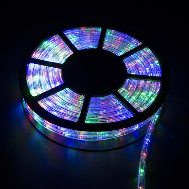 100 Ft Xmas Led Rope Lights 110v Yard Home Party Decorative In 100 Ft Xmas Led Rope Lights 110v Yard