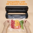 thumbnail image 5 of Vacuum Sealer Bags 8x50, 11x50 Rolls 2 pack for Food Saver, Seal a Meal, Weston. Commercial Grade, BPA Free, Heavy Duty, Great vac storage, Meal Prep or Sous Vide, 5 of 5