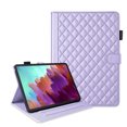 thumbnail image 3 of For Lenovo Tab P11 (2nd Gen)/Lenovo Tab P11 2022 11.5 inch Case, Rhombus Pattern Multiple Viewing Angles Stand Slim Folio Cover (Purple), 3 of 6