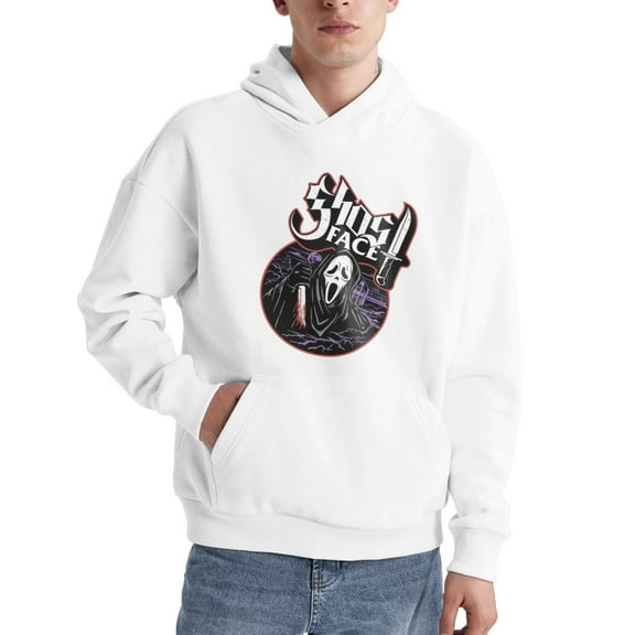 Men's 3D Printed Scream Hoodie, Fashionable and Novel Pullover with Pockets