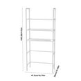 thumbnail image 4 of Naxoaeo Bathroom Organizer Over Toilet Storage, 4-Tier Toilet Shelf Bathroom Shelves Over Toilet, Above Toilet Storage Rack Bathroom Space Saver, 4 of 8