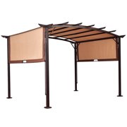 Gymax 12' x 9' Pergola Kit Metal Frame Gazebo Canopy Cover Patio