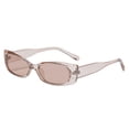 thumbnail image 2 of Gafas de Sol Rectangulares Yinane para Mujer Marrón Claro Ojo de Gato, 2 of 8