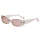 thumbnail image 2 of Gafas de Sol Rectangulares Yinane para Mujer Marrón Claro Ojo de Gato, 2 of 8