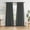 Charcoal Grey, variant on Burnt Orange Blackout Linen Curtains Linen 2 Panels Set 102 Inch Length for Living Room Hook Belt Back Tab Track System Ceiling Curtains Boho Muted Ochre Orange Curtains for Bedroom W50 x L102