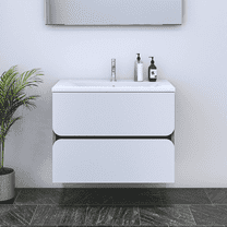 Azurro 2S 80 Floating Bathroom Vanity (32" Width)