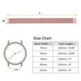 thumbnail image 2 of Uxcell Stainless Steel Mesh Watch Band 20mm Quick Release Magnetic Clasp, Rose Pink, 2 of 6