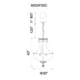 thumbnail image 2 of CWI Lighting Stefania 317 Light Down Transitional Metal Chandelier in Chrome, 2 of 5