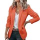 thumbnail image 3 of Tflycq Women Long Sleeve Business Jackets Casual Work Cardigan Jacket Shawl Neck BlazersL, 3 of 5