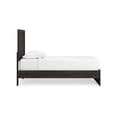 thumbnail image 4 of Signature Design by Ashley Belachime Kids Twin Panel Bed, Charcoal, 4 of 10