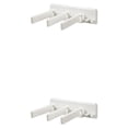thumbnail image 2 of Monstrate Soporte para de , exprimidor de tubo de de montado en la pared para cocina, estante dispensador de plástico sin perforaciones Blanco 2Conjunto, 2 of 6